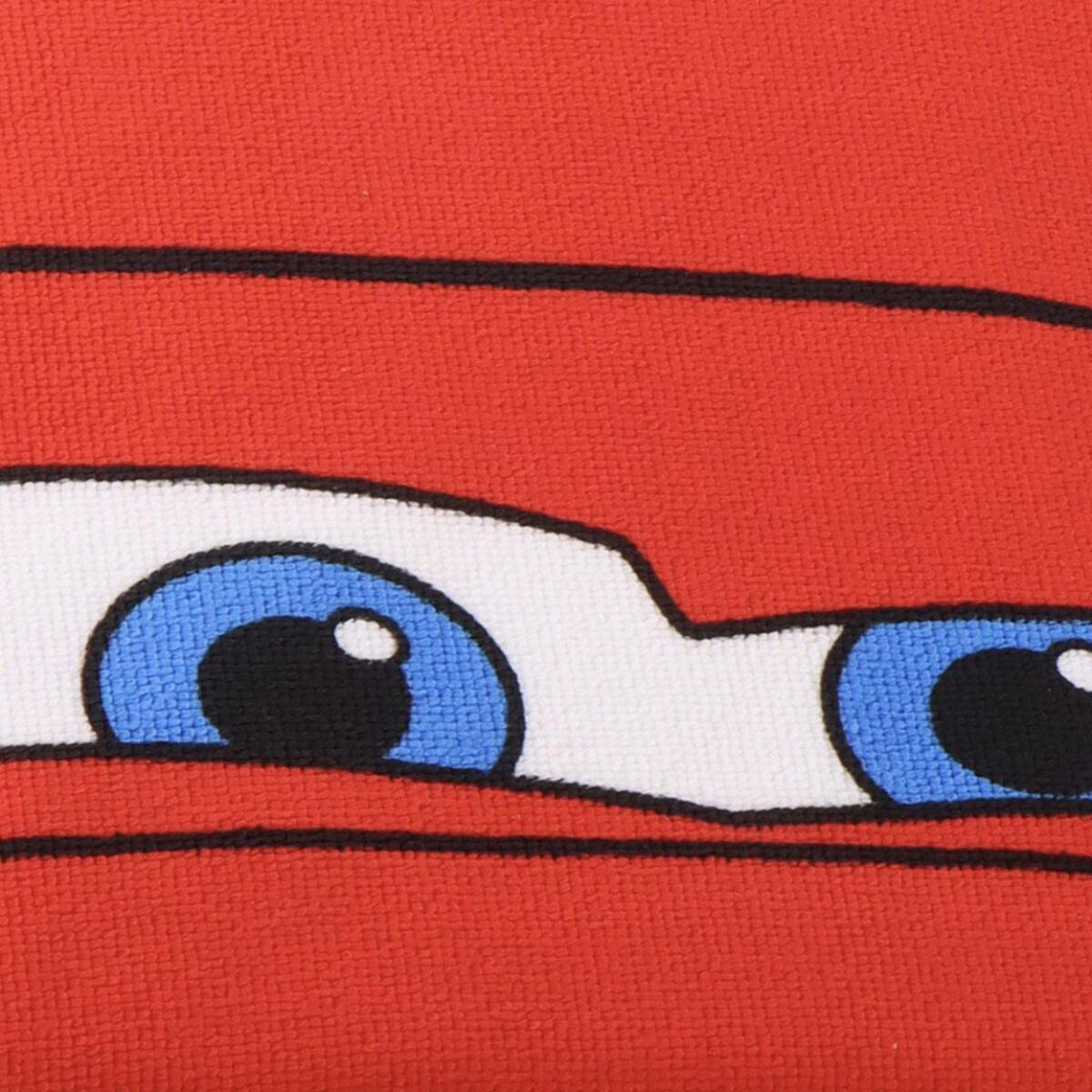 Poncho Microfibra de Cars - 55x77x1 cm - Color:Rojo