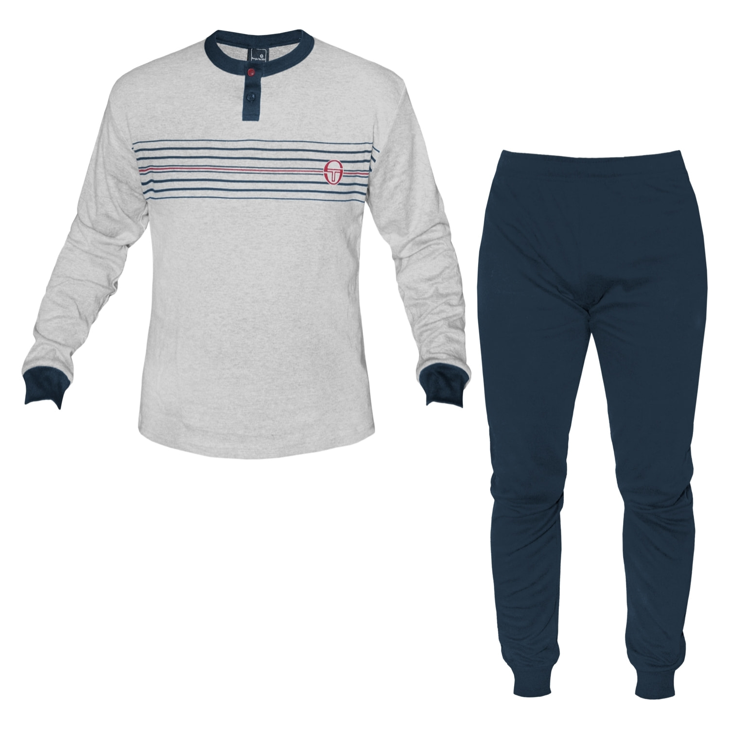 Pigiama Uomo Lungo SERGIO TACCHINI Cotone Caldo Interlock