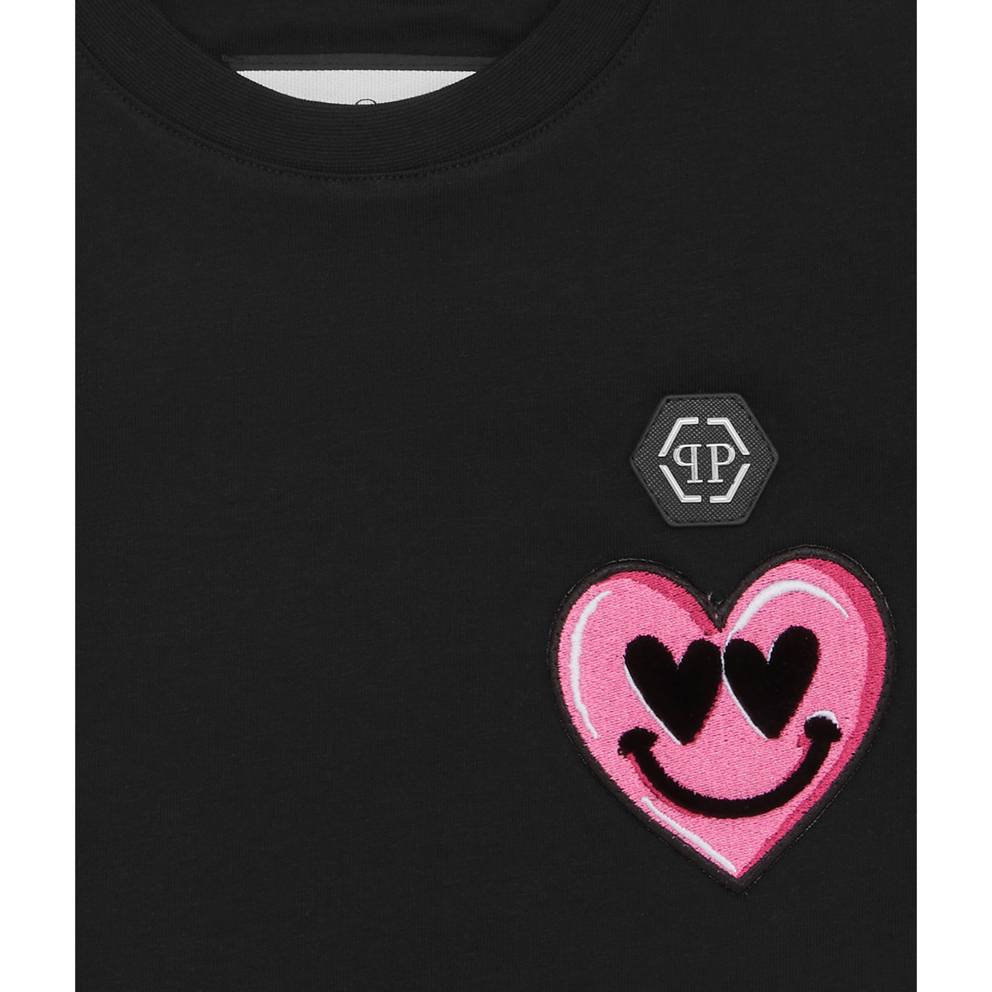 PHILIPP PLEIN Camiseta Cuello Redondo Ss SMILE