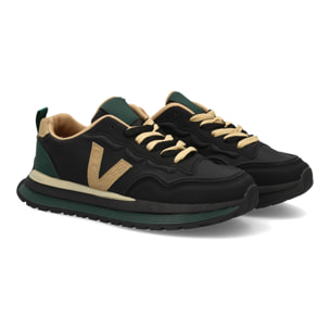 Zapatilla hombre casual con contrastes