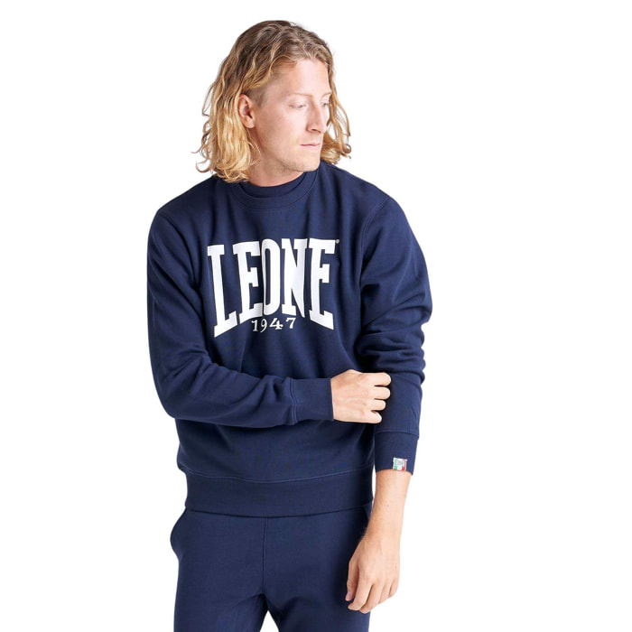 Felpa uomo girocollo Basic Big Logo
