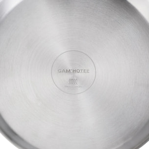 Crêpière 28 cm en inox avec fond triplex