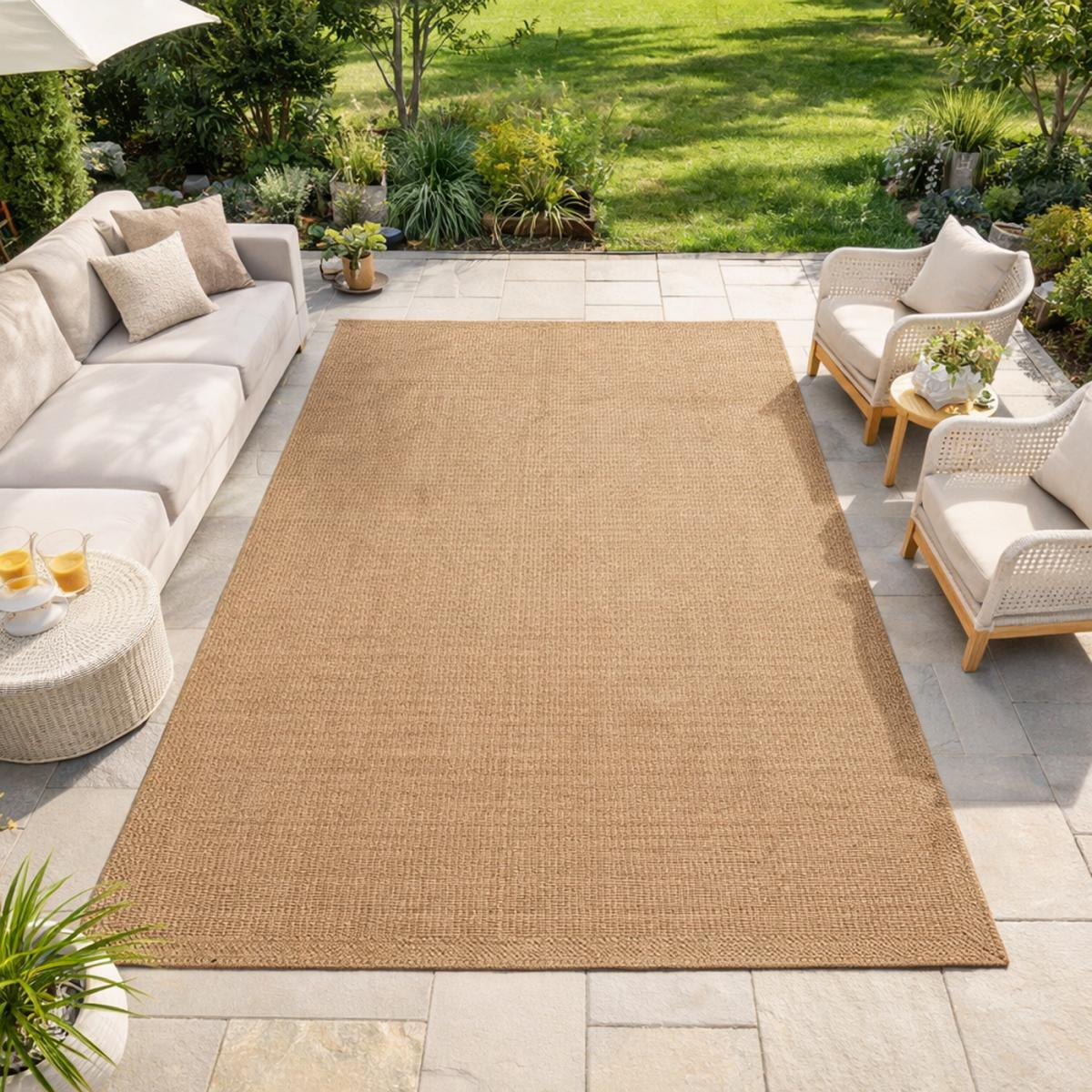 Tapis d'extérieur Fuji, imitation jute