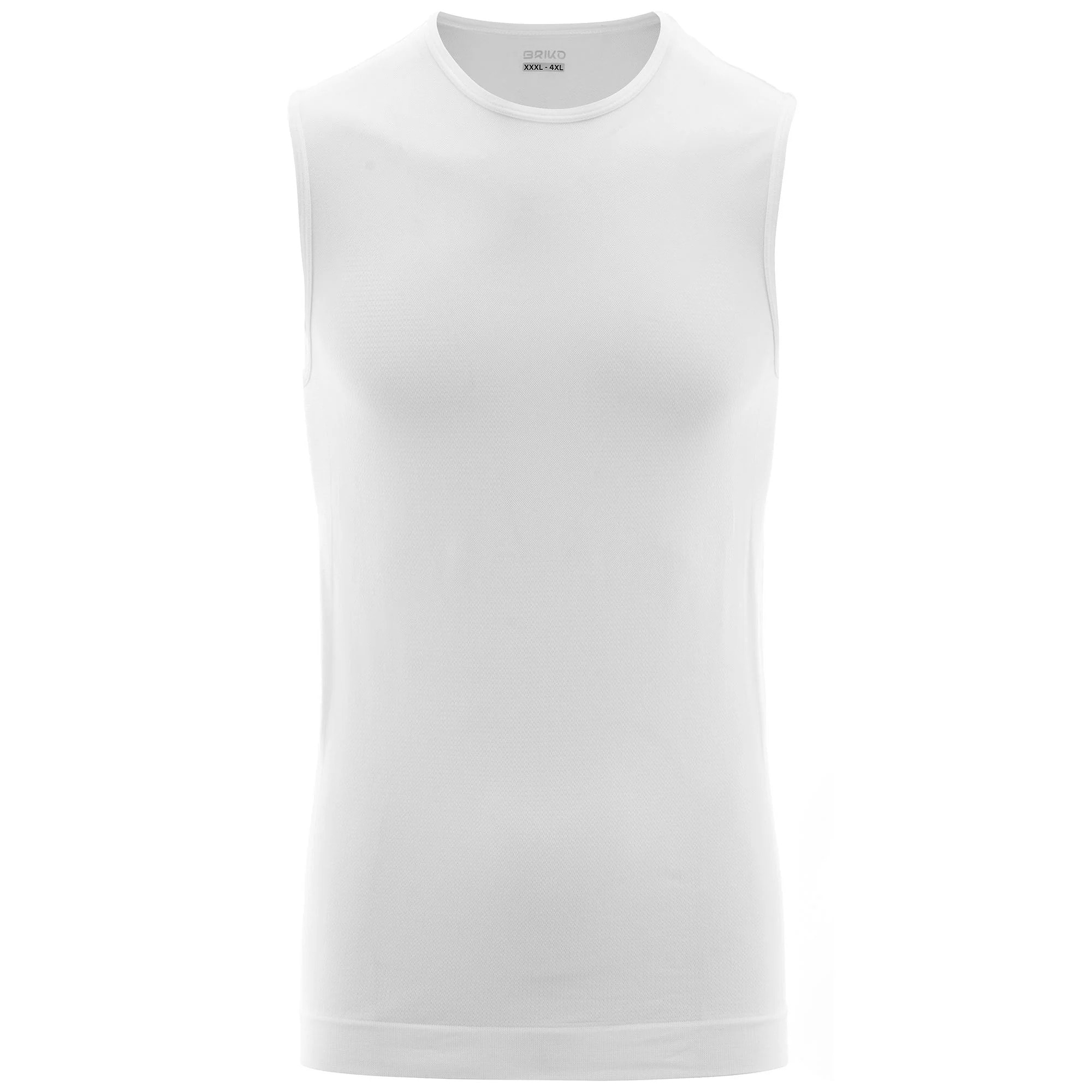 Briko - Maglieria Intima, Uomo Donna, Bianco - Pro Sleeveless