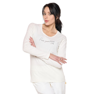 Camiseta mujer manga larga "Relaxed"