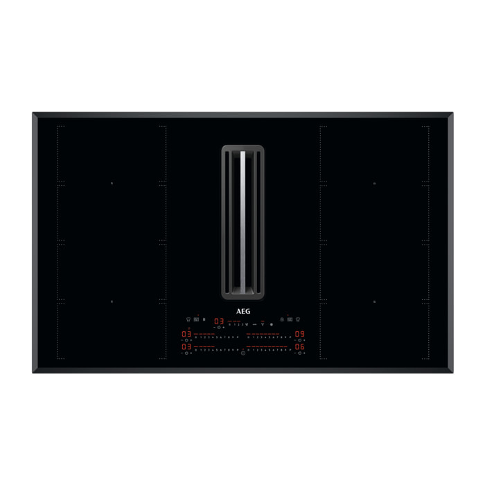 AEG Placa de inducción con campana extractora de 83 cm CCE84779FB | Reacondicionado
