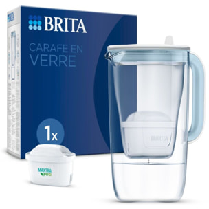 Carafe filtrante BRITA en verre Model One + 1 cartouche Maxtra Pro