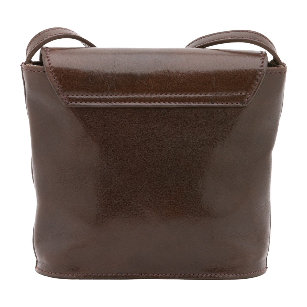 Borsa a tracolla  da uomo In Vera pelle Made in Italy 16x17,5x7 cm