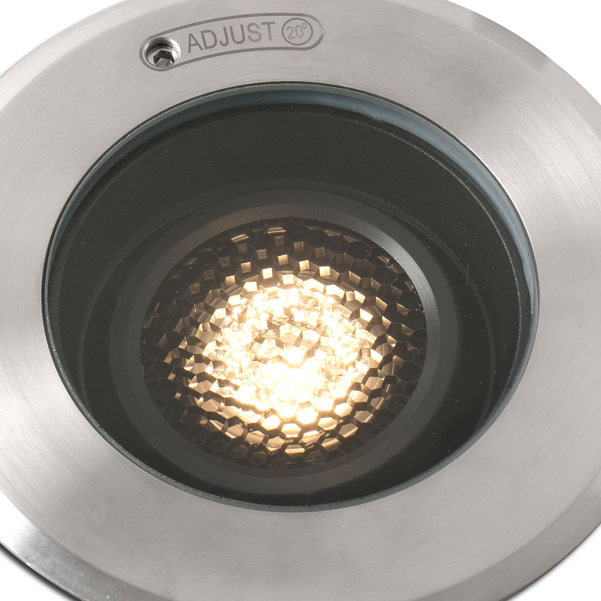GEISER 80 GU10 Plafonnier encastrable orientable gris