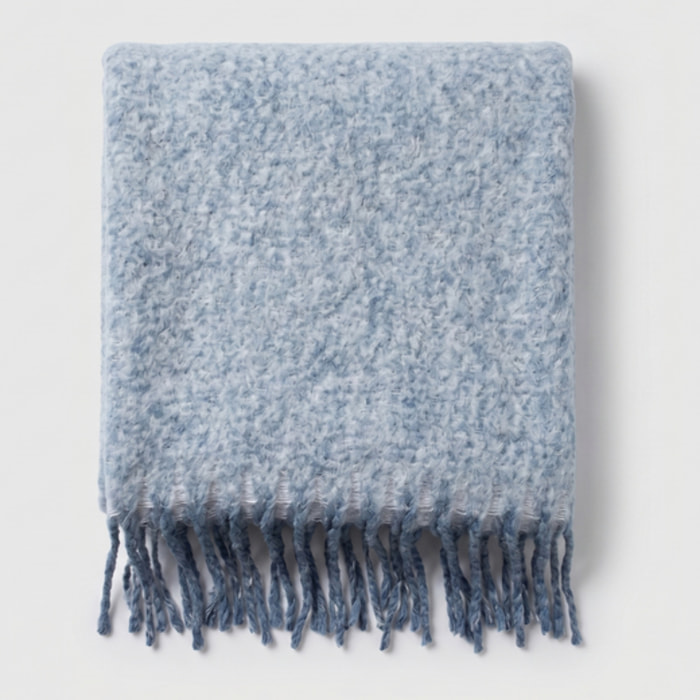 Plaid in poliestere - Blu