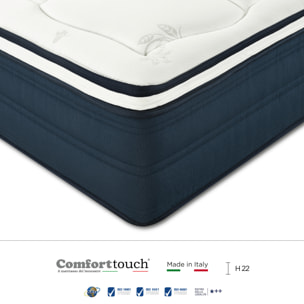 "Sky" H22 cm 90x190 guanciale Memory OMAGGIO 2cm memory foam