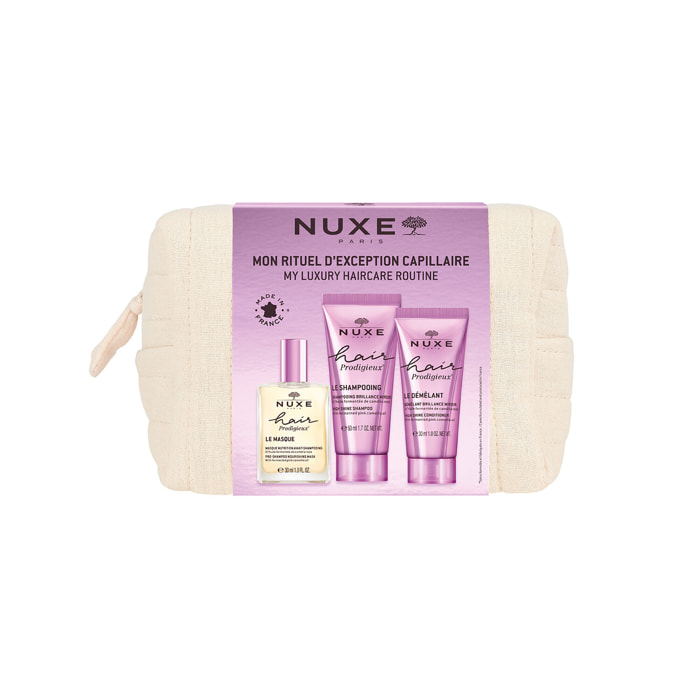 Hair Prodigieux - Trousse Mon Rituel d'Exception Capillaire - Shampooing 50 ml + 2 Produits