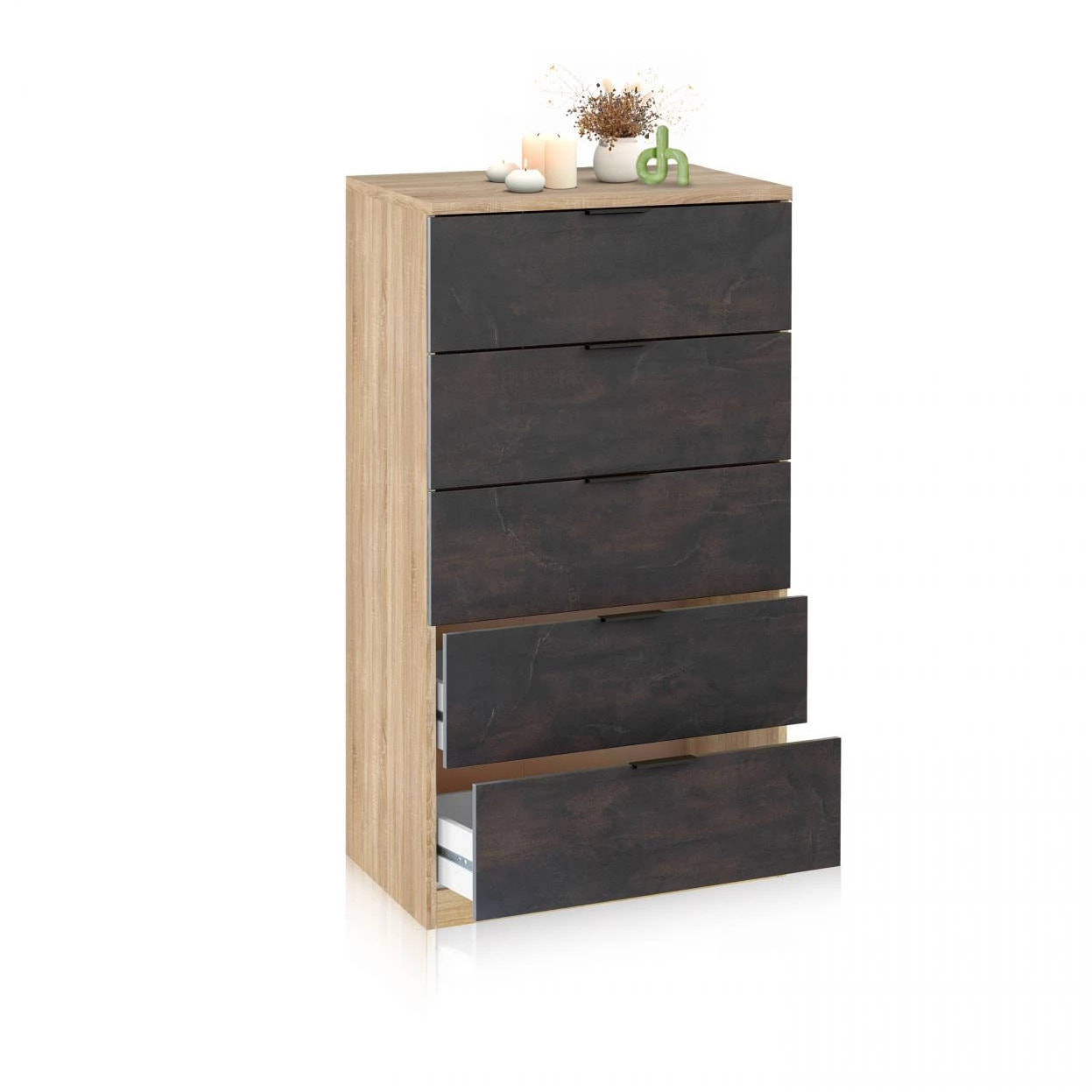 Cómoda Akari Roble Canadian - Óxido