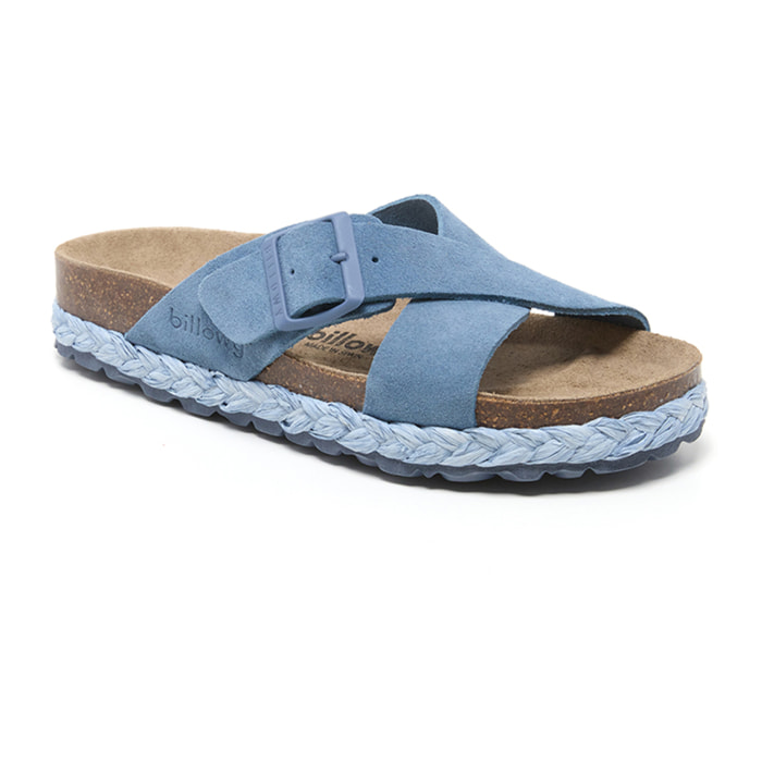 SANDALO CON ZEPPA BILLOWY BLU