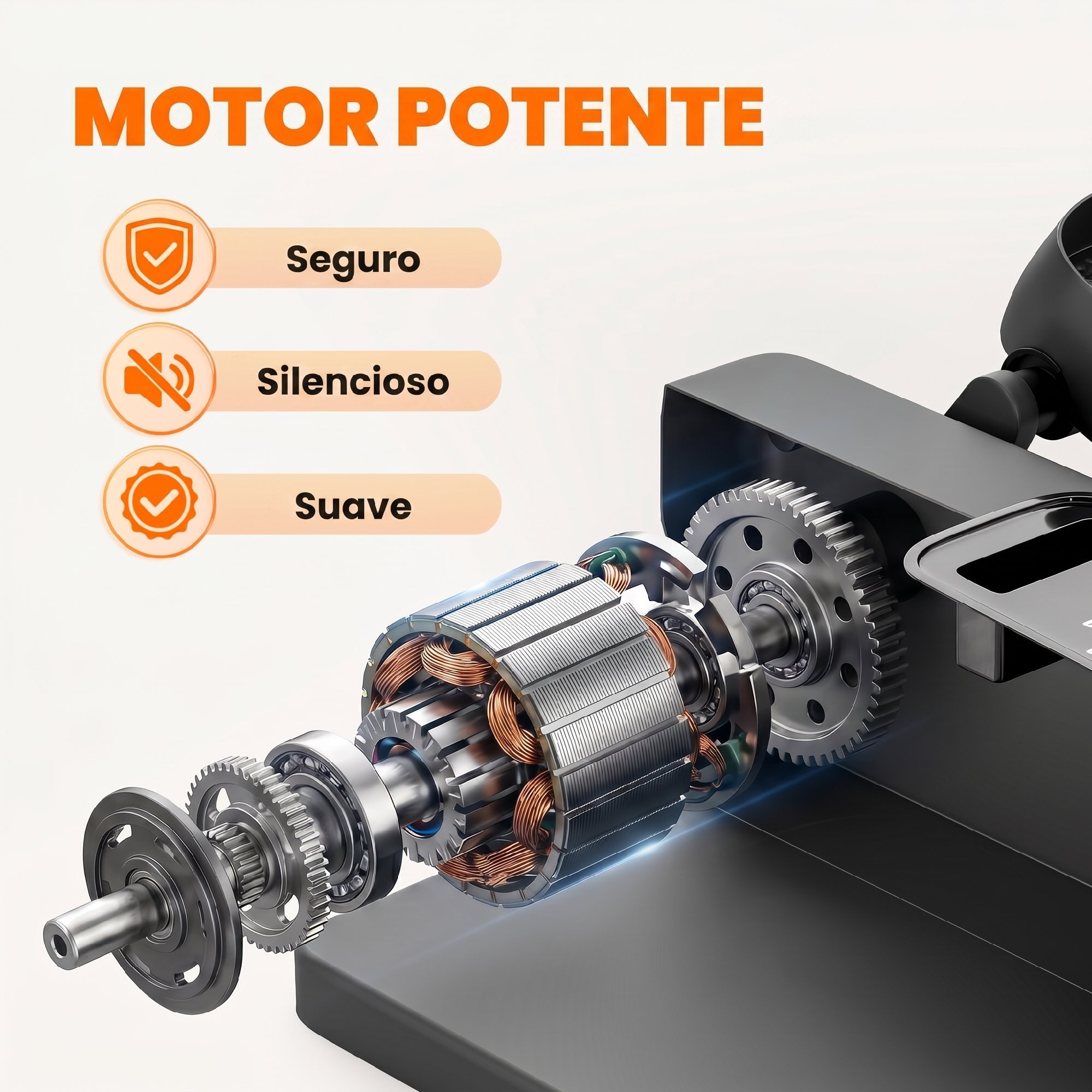 Mini Elíptica Eléctrica para Personas Mayores con 12 Velocidades, 12 Programas Automáticos, Control Remoto, Pedaleador Eléctrico Silencioso Portátil con Pantalla LED y Pedales Antideslizantes