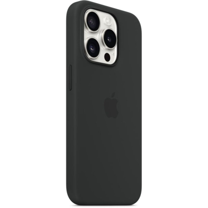 Coque APPLE iPhone 15 Pro MagSafe silicone Noir