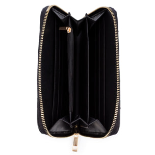 Andali cartera mujer. Piel auténtica acabado Sauvage acolchado.