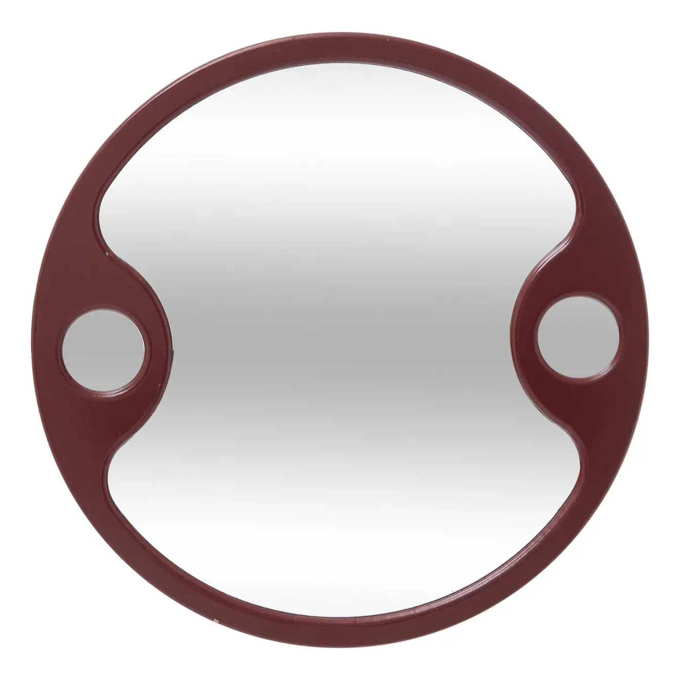 Miroir Austin D50cm bordeaux