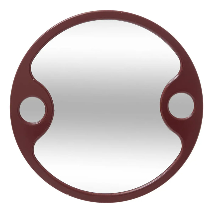 Miroir Austin D50cm bordeaux