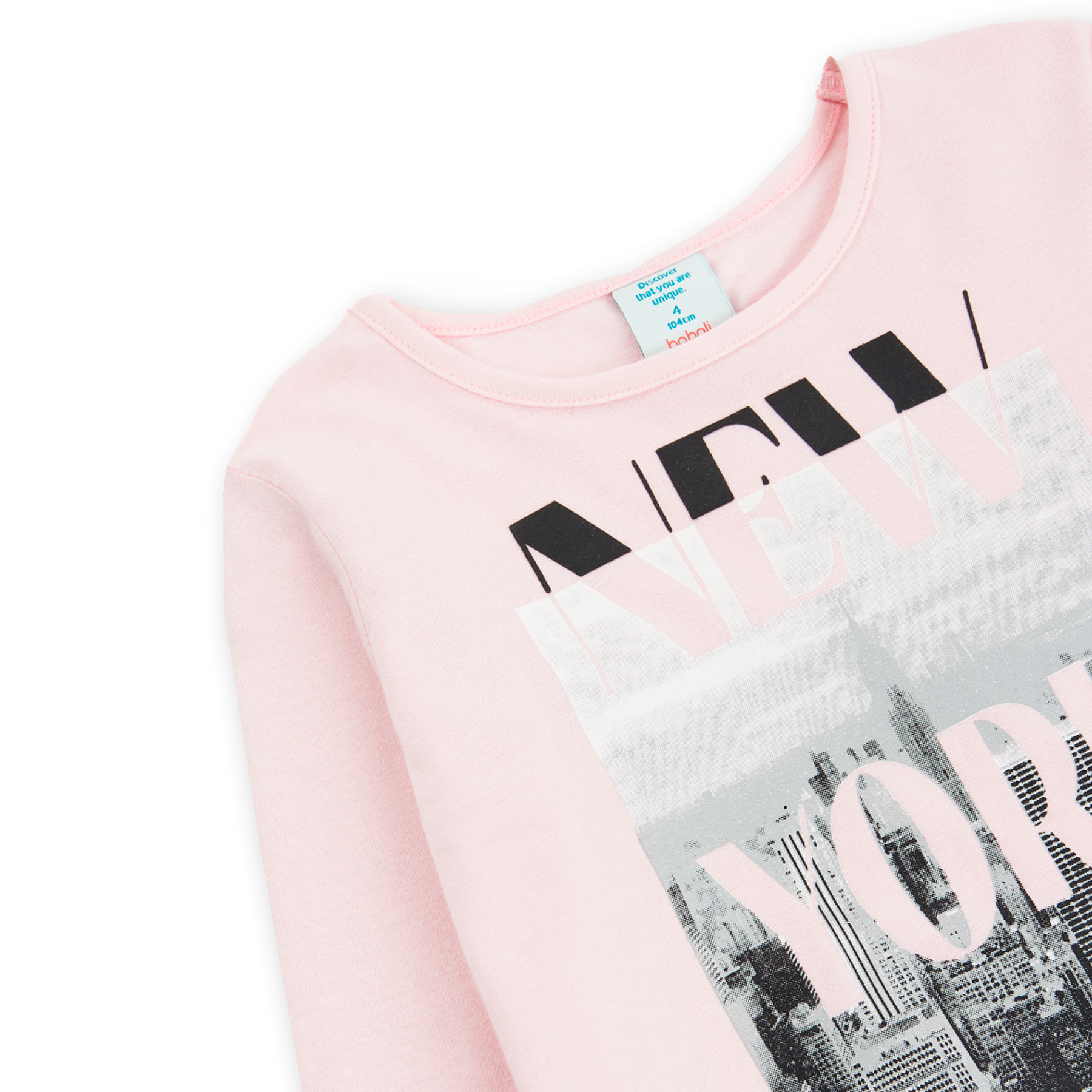 Camiseta punto "new york" de niña