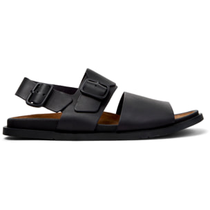 Sandalias - CAMPER Lluc Sandal - Negro - Cuero liso