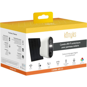 Caméra de surveillance KONYKS Wifi Camini Air 2 Solar