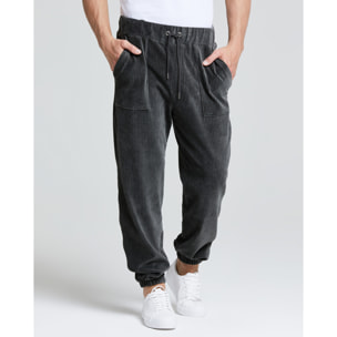 PANTALONE CARGO VELLUTO COSTE UOMO