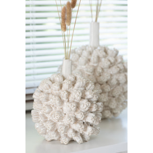 J-Line vase Saki - céramique - blanc - large