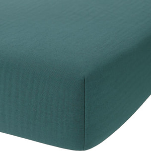 Drap housse - bonnet:30cm - 100% gaze de coton canard