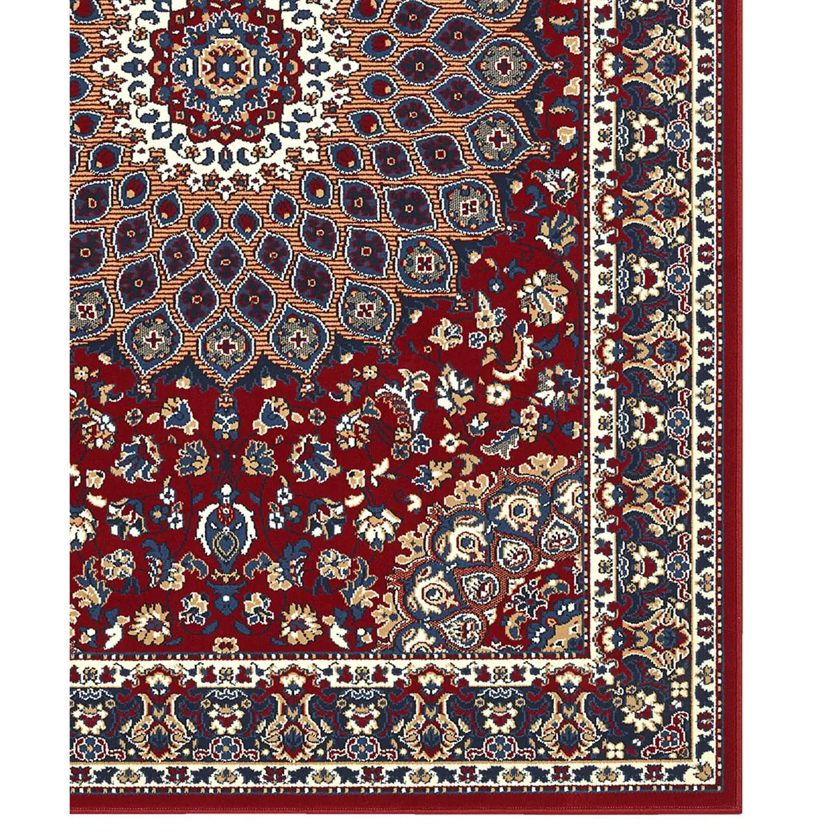 Tappeto Soggiorno Salotto Stile Persiano Rosso