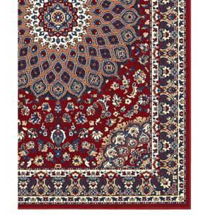 Tappeto Soggiorno Salotto Stile Persiano Rosso