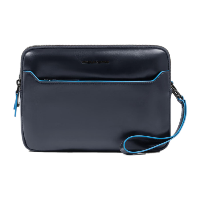 Piquadro Pochette uomo con chiusura a impronta digitale