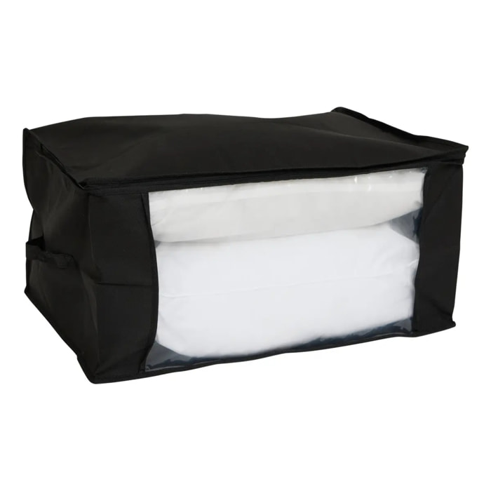 Housse rangements lit petit modèle noir