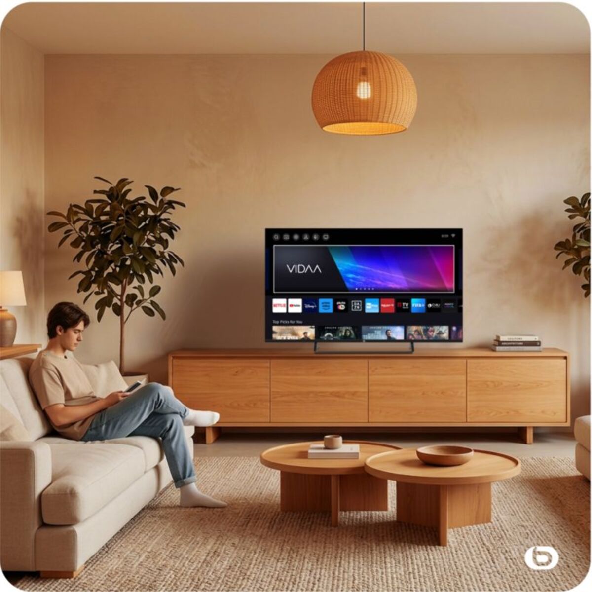TV QLED ESSENTIELB 50QLED307 50" (126 cm) 4K - Smart TV