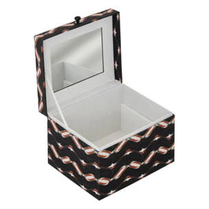 Boîte à bijoux Wonja noir 18x13cm