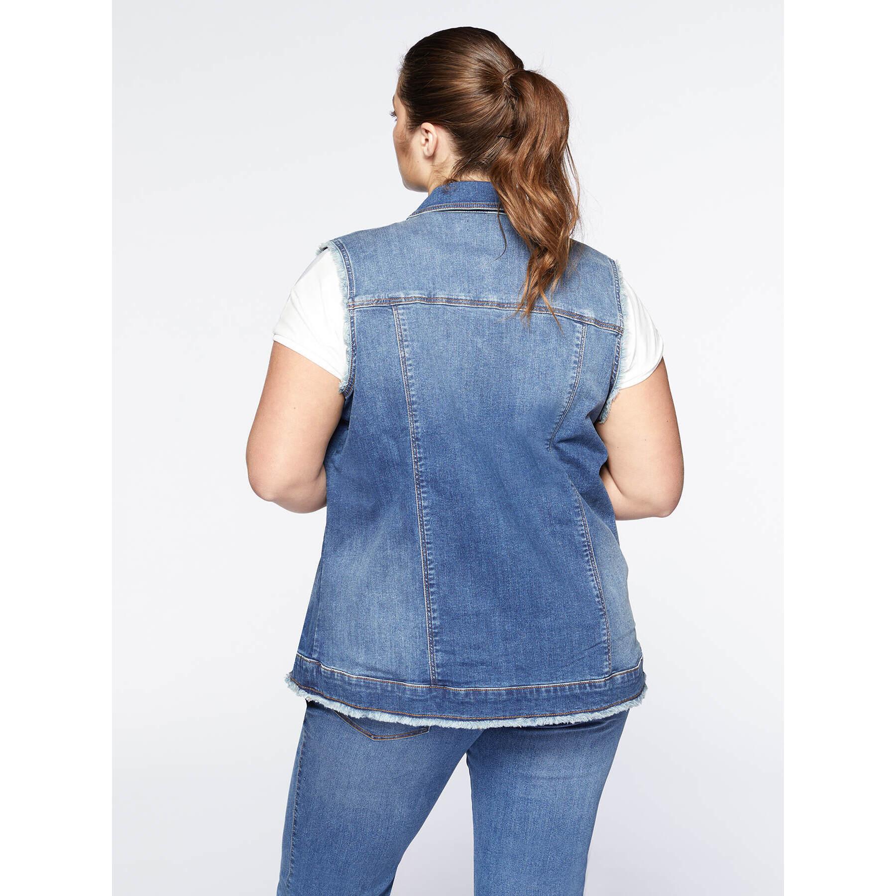 Fiorella Rubino - Gilet in denim - Blu