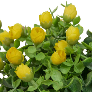 Rosier artificielle suspendue Musa 42 cm