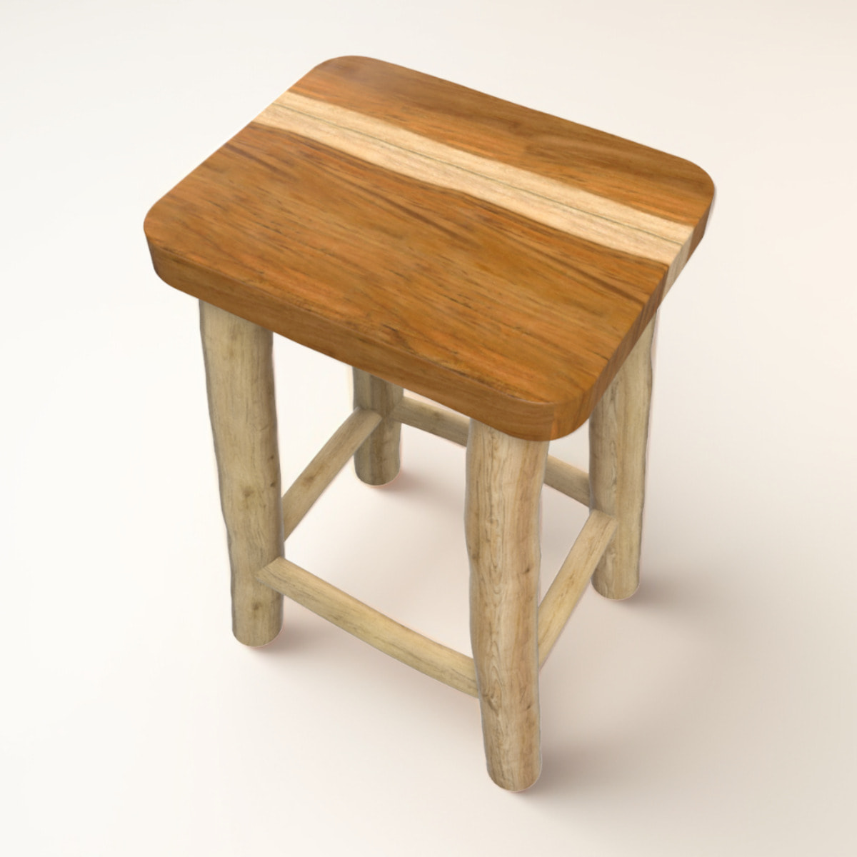 Tabouret 45.5 cm en teck - Ika