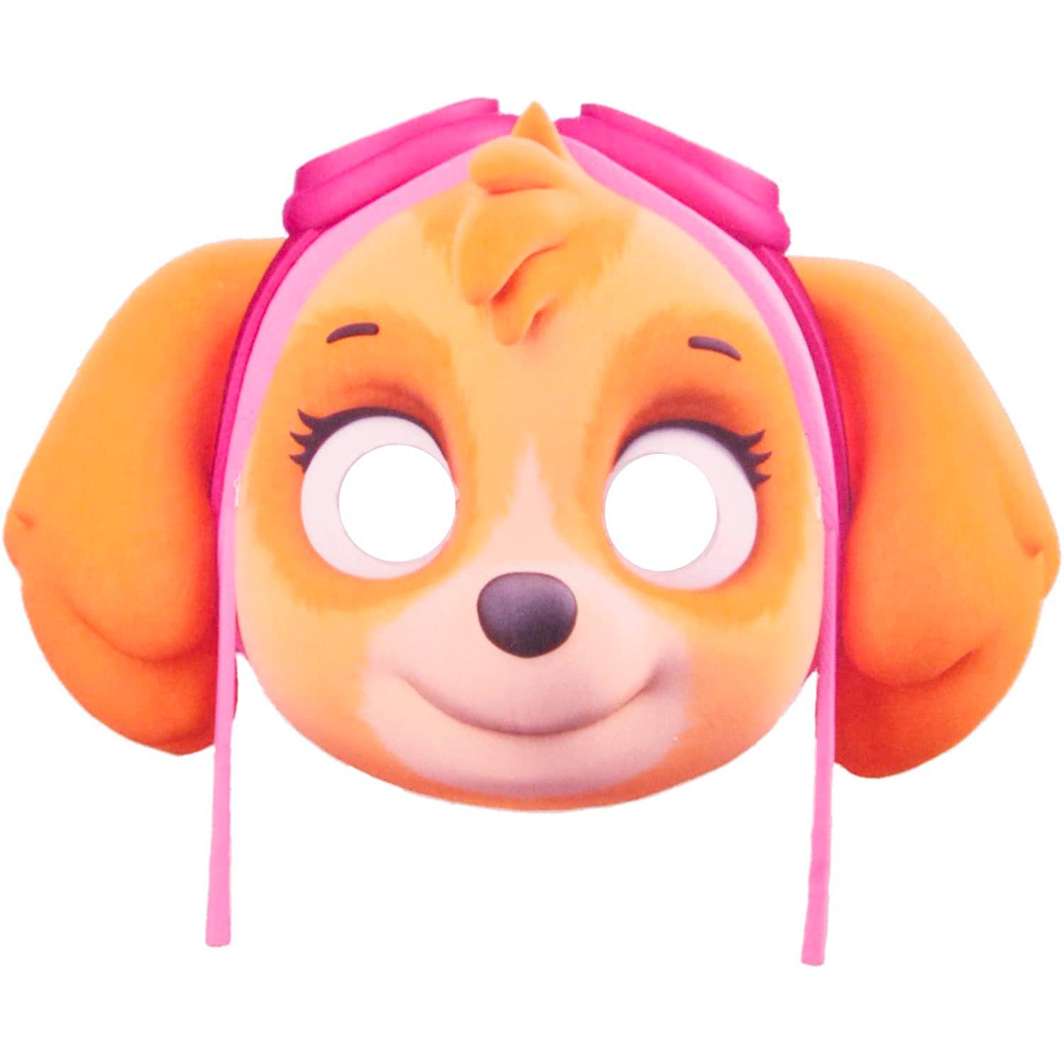 Skye Costume Maschera Carnevale Travestimento Originale Paw Patrol Rosa Bambina