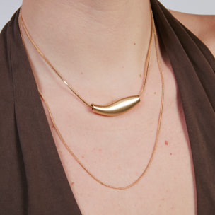 Collar Syten acabado oro amarillo 18k