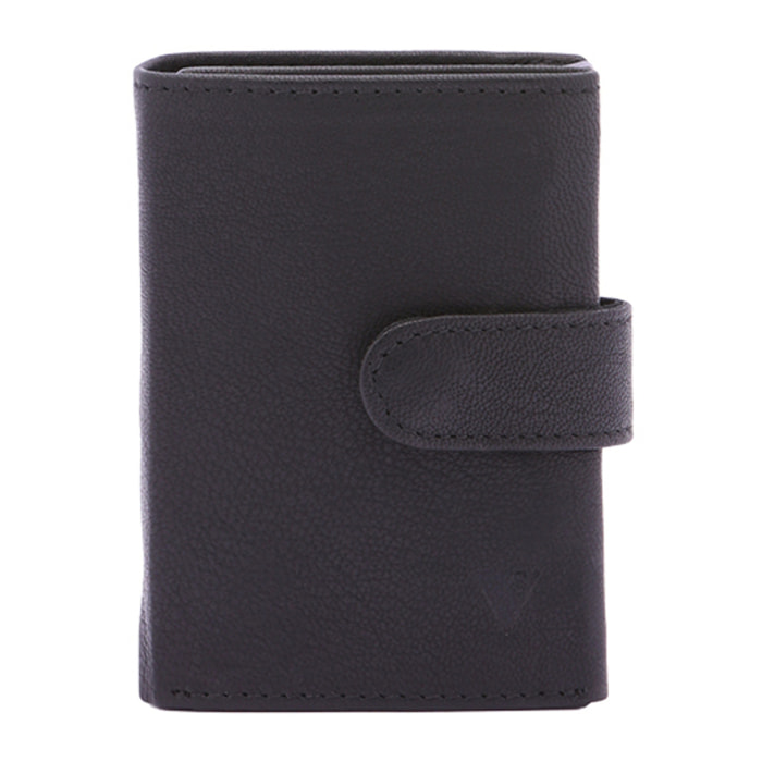 Portafoglio  da uomo In Vera pelle Made in Italy 7,5x10x2,5 cm