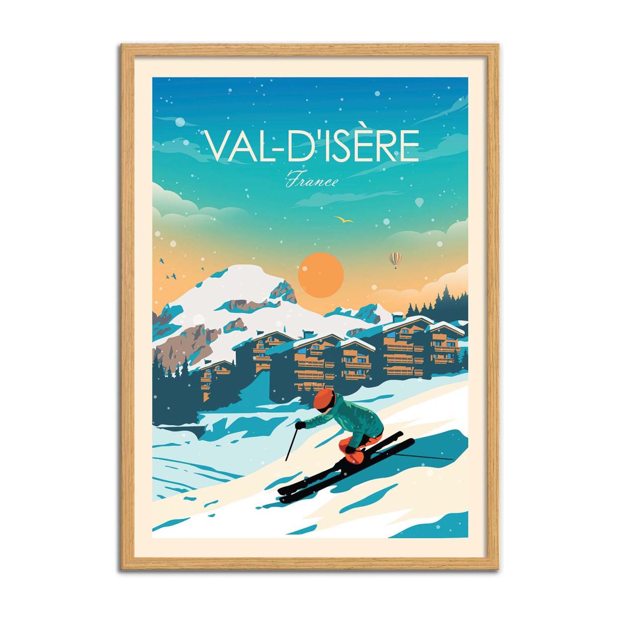 Art-Poster - Val-d'Isere - Studio Inception - 50 x 70 cm