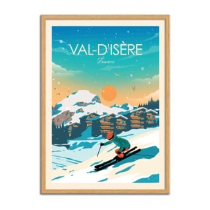 Art-Poster - Val-d'Isere - Studio Inception - 50 x 70 cm