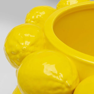 Vase citrons jaunes 19cm Kare Design