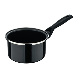 Cazo ø16 cm acero al carbono en color negro, antiadherente y resistente expert barcelona san ignacio