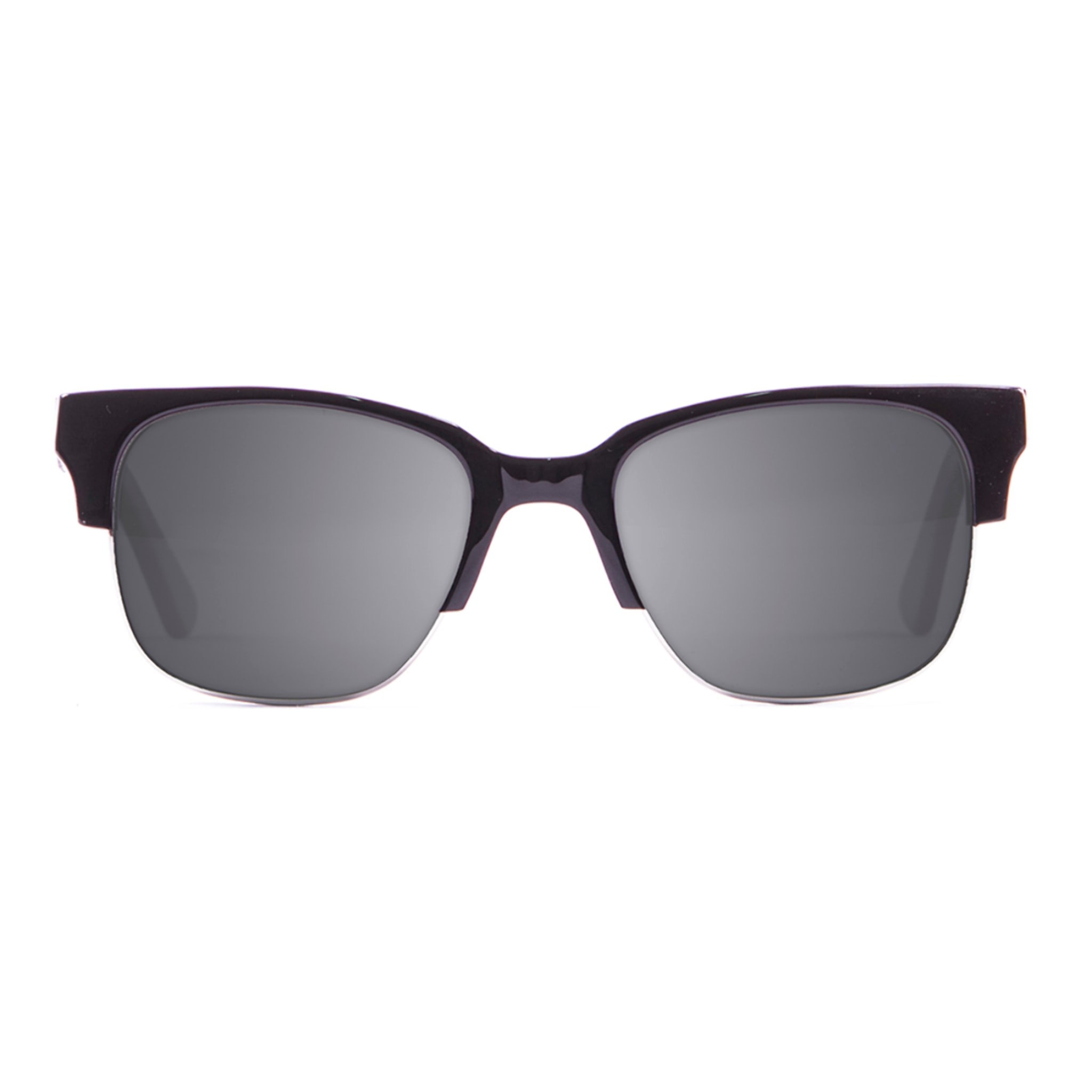 Gafas de sol LENOIR ALEX - Negro brillante, patilla de ébano y plata / Gris