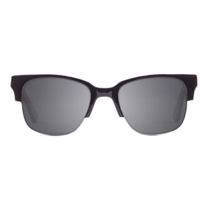 Gafas de sol LENOIR ALEX - Negro brillante, patilla de ébano y plata / Gris