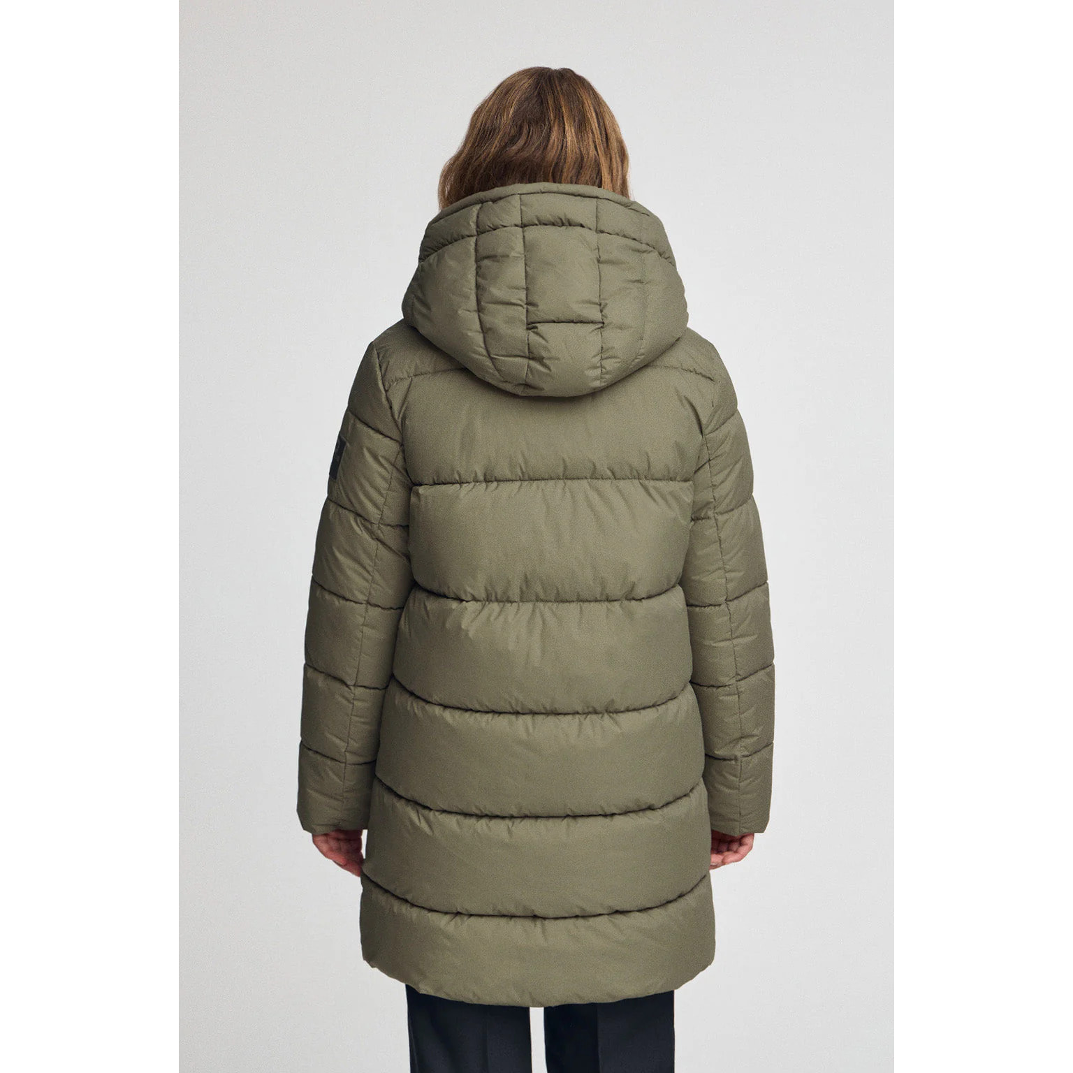 Chaqueta Gaia Reversible verde militar con logo Polo Club