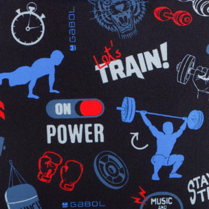 Mochila Gabol TRAINING negra e impermeable
