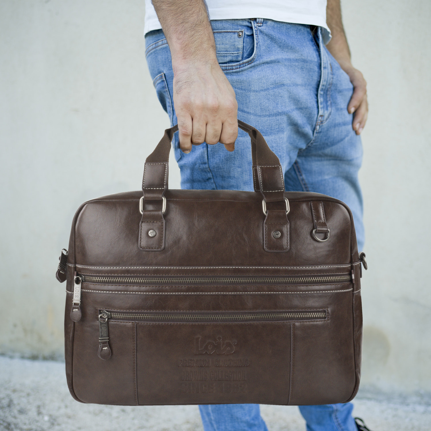 Maletin Portadocumentos Lois Alvord Marron